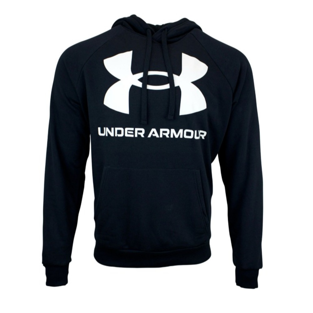 NEW Under Armour Rival Fleece Hoodie Womens 2XL Pullover Black Loungewear